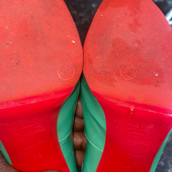 Christian louboutin Green pumps - Picture 4 of 5